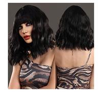 Parrucche Capelli Umani Parrucca corta Parrucca bionda for donna Parrucca for capelli sintetica da festa quotidiana con fibra resistente al calore Parrucche Da Donna(MW1042-802)