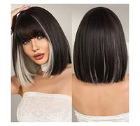 Parrucche Capelli Umani Parrucca corta Parrucca bionda for donna Parrucca for capelli sintetica da festa quotidiana con fibra resistente al calore Parrucche Da Donna(D-123-1)