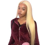 Parrucche Capelli Umani Parrucche di ricambio for capelli parrucca della parte media femminile for capelli long dritti dritti chimici Wigear perfetto for le feste quotidiane Parrucche Da Donna