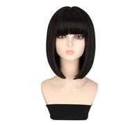 Parrucche Capelli Umani Parrucche for donne con capelli corti, capelli artificiali, fascia naturale completa, copertura completa dei capelli, parrucche artificiali alla moda Parrucche Da Donna