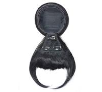 Parrucche Capelli Umani Parrucche for sostituzione dei capelli Panino retrò con frangia Una parrucca perfetta for le feste di tutti i giorni Parrucche Da Donna(B)