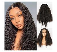 Parrucche Capelli Umani Parrucche Glueless Wave Wave Parrucche For Donne Parte Centrale Della Parrucca Di Fibra Resistente Al Calore Parrucche Da Donna(24inch)