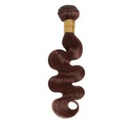 Parrucche color cioccolato con onda del corpo, fasci di capelli umani, 90 grammi/pacchetto, capelli vergini brasiliani non trattati for le donne Hair Extensions(22inch)