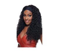 Parrucche con fascia for capelli Water Wave for donne, indossa e vai, parrucche senza colla, capelli umani veri, senza colla, completamente realizzate a macchina(30inches)