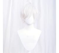 Parrucche Cosplay - 30cm White Generica Corta