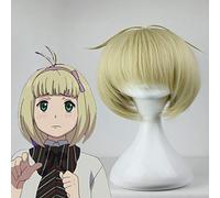 Parrucche cosplay anime blu esorcista Parrucca cosplay Shiemi Moriyama Parrucca sintetica resistente al calore Capelli Festa di Halloween Ao Nessun esorcista