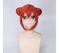 Parrucche cosplay Anime Gintama Kagura Parrucche corte sintetiche resistenti al calore arancioni Parrucca da gioco di ruolo PL-125