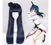 Parrucche Cosplay Anime Love Live Sunshine Tsushima Yoshiko Parrucca Cosplay Resistente al calore Parrucca sintetica Festa di Halloween Parrucche da donna