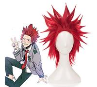 Parrucche Cosplay Anime My Hero Academia Parrucca Cosplay Kirishima Eijiro Festa di Halloween Boku no Hero Parrucca sintetica Academia