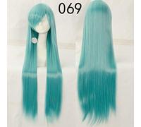 Parrucche cosplay di Halloween Lolita capelli lunghi sintetici da 39 cm lunghi 39 '' Accessori per costumi di Halloween Parrucche per feste + Cappuccio 69