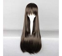 Parrucche cosplay di Noragami Iki Hiyori anime giapponesi cartoni animati per donna Ragazze Parrucca sintetica resistente al calore marrone lungo 65 cm