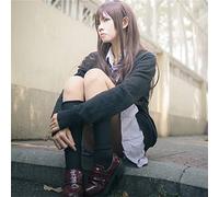Parrucche Cosplay di progetto anime Tateyama Ayano per donna Parrucca di capelli sintetici lunghi dritti da 60 cm marrone scuro