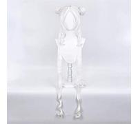 Parrucche cosplay di Sailor Moon Tsukino Usagi Lunghi capelli bianchi con coda di cavallo Parrucca sintetica termoresistente per giochi di ruolo Halloween HG-139