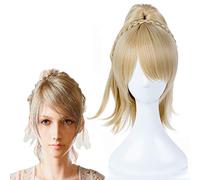 Parrucche Cosplay Final Fantasy XV Lunafreya Nox Fleuret Parrucche Cosplay Parrucca Cosplay sintetica resistente al calore Anime Carnevale di Halloween