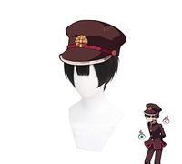 Parrucche Cosplay Hanako Kun Jibaku Shounen Parrucca Cosplay Hanako Kun Corto Nero Capelli sintetici resistenti al calore Halloween