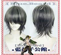 Parrucche Cosplay Kuwana Gou Gioco Touken Ranbu Parrucca in costume anime in fibra di capelli resistente al calore a breve sfumatura