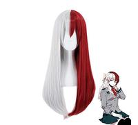 Parrucche Cosplay My Hero Academia Todoroki Shoto Parrucca lunga Boku no Hero Academia Capelli resistenti al calore Parrucche per feste di Halloween