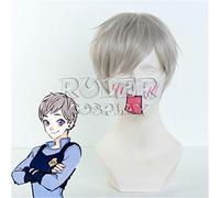 Parrucche Cosplay per capelli sintetici per capelli sintetici corti ad alta temperatura per uomo Grigio Zootopia Coniglio Coniglietto Judy Hopps KUZZ5819