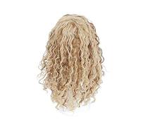 Parrucche cosplay testa lanuginosa esplosiva Capelli ricci Cosplay Parrucche sintetiche termoresistenti Parrucche da donna per feste di carnevale di Halloween Colore chiaro
