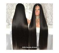 Parrucche da donna 250 densità 13x4 13x6 trasparente osso dritto 30 40 pollici anteriore del merletto parrucche dei capelli umani parrucche frontali brasiliane for le donne Parrucca per l'uso quotidia