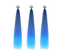 Parrucche Da Donna In 3 Pezzi, Estensioni Dei Capelli A Coda Di Cavallo, Accessori Per Capelli Cosplay, Accessori Per Costumi, Accessori Per Capelli