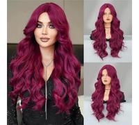 parrucche da donna Parrucca Capelli Lunghi Ricci Con Onde Grandi, Copricapo Completo Da Donna, Alla Moda E Naturale, Adatta A Varie Occasioni Parrucche per capelli dall'aspetto naturale(D)
