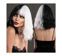 Parrucche da donna Parrucca Capelli sintetici naturali Parrucca alla moda con frangia Fibra resistente al calore Ombre Parrucca bionda for le donne Festa quotidiana Soffice Parrucca per l'uso quotidia