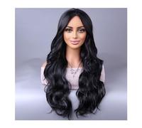 Parrucche da donna Parrucca for capelli ricci lunghi da 28 pollici in Europa e negli Stati Uniti Parrucca per l'uso quotidiano nelle feste(Color:BBW111-8)