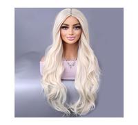 Parrucche da donna Parrucca for capelli ricci lunghi da 28 pollici in Europa e negli Stati Uniti Parrucca per l'uso quotidiano nelle feste(Color:BBW112-8)