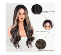 Parrucche da donna Sassy Swirls: la parrucca riccia lunga a onda grande definitiva for tutti i giorni | Trasforma il tuo look in un istante con serrature lussuose Parrucca riccia