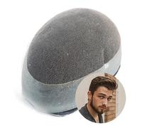 parrucche da uomo Australia Toupee Human Hair for Men Swiss Lace Top with PU Skin Around Breathable Male Hair Prosthesis Parrucca Uomo(5x7)