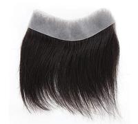 Parrucche da Uomo Chignon Parrucchino frontale for capelli umani for uomo Parrucca frontale stile V con pelle sottile Base in PU Posticci da uomo naturali Sistema di sostituzione dei capelli Parrucca