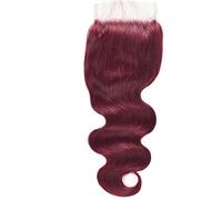 Parrucche Di Capelli Umani 4 × 4 Lace Valve Block Parrucca in pizzo for capelli veri Lunghezza 8-18 pollici Parrucca morbida for capelli veri Parrucca Decorativa Cosplay(10 inches/25.4CM)