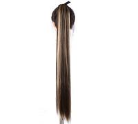 Parrucche Di Capelli Umani Parrucche di ricambio for capelli Parrucca a coda di cavallo lunga dritta da 32 pollici con cinturino a coda di cavallo perfetta for le feste di tutti i giorni Capelli Intre