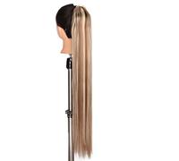 Parrucche Di Capelli Umani Parrucche di ricambio for capelli Parrucca a coda di cavallo lunga dritta da 32 pollici con cinturino a coda di cavallo perfetta for le feste di tutti i giorni Parrucca Deco