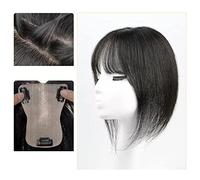 Parrucche Di Capelli Umani Pezzo di parrucca Testa da donna for riempire i capelli Pezzo di capelli bianchi Soffice Aumenta la quantità di capelli veri Parrucca piena di persone reali Parrucca con fra