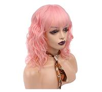 Parrucche Di Capelli Umani Wig Synthetic Natural Lide Biange Curly Resulding Hair for Women Blonde Natural Wave Spalla Lunghezza cosplay Parrucca Decorativa Cosplay(01)