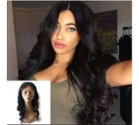 Parrucche Enoya Hair 360 con pizzo frontale in seta e capelli umani a onde larghe - Senza colla, densit 180%, parrucche vergini brasiliane Remy