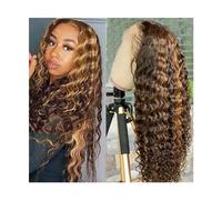 Parrucche Evidenzia 13X4X1 T Parte Anteriore Del Merletto Parrucche Onda Profonda # 4/27 Ombre Colorate Glueless Parrucche di Capelli Umani for Donne Nere Capelli Remy Pre Pizzicati con I Capelli del
