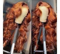 Parrucche frontali in pizzo color castano rossiccio da 40 pollici, 13x4, capelli umani, pre-pizzicate, senza colla, 5x5, 13x6, parrucche frontali in pizzo ondulato, 13x6, parrucca in pizzo, 8 pollic