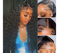 Parrucche frontali in pizzo trasparente Nervoss HD, capelli umani, ondulati, 13x4, parrucche frontali in pizzo per donne, parrucche brasiliane co