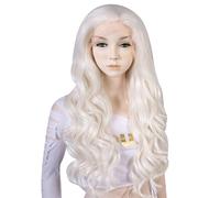 Parrucche Frontali Pizzo Lunga Corpo Onda (Bianco 24")