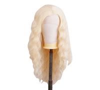 Parrucche Frontali Pizzo Lunga Corpo Onda con Comb (Bionda 24")