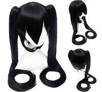 Parrucche GJBXP Parrucche Cosplay per cosplay anime rosa, Capelli in fibra resistente alle alte temperature, Coda di cavallo, 120 cm / 47 '' B