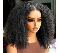 Parrucche Glueless 10A Parrucche per capelli umani Pronto da indossare Nodi candeggiati 5x5 Pre Cut HD Parrucche in pizzo Glueless trasparenti Parrucca riccia crespa100%