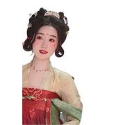 Parrucche Hanfu da donna, Parrucca cinese Hanfu, chignon, cosplay, multicolore(Wig B)