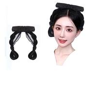 Parrucche Hanfu da donna, Parrucca cinese Hanfu, chignon, cosplay, multicolore(Wig H)
