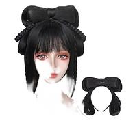 Parrucche Hanfu da donna, Parrucca multiuso con fascia for capelli in stile antico cinese cosplay vintage sintetico(FG01)