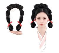 Parrucche Hanfu da donna, Parrucca sintetica antica cinese, copricapo Hanfu for capelli, for donne, cosplay, multicolore(FG06)