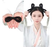 Parrucche Hanfu da donna, Parrucca sintetica antica cinese, copricapo Hanfu for capelli, for donne, cosplay, multicolore(200)